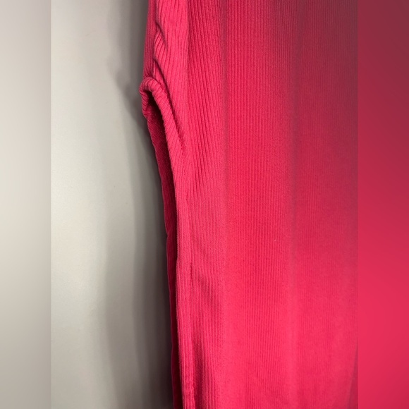 Pink Spaghetti strap dress w/ Slit Contour Collection - Picture 4 of 9